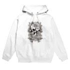 japanese-creatorの骸骨　薔薇　デザインTシャツ　アート　グラフィック Hoodie