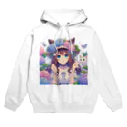 yos-1292583のねこニコばん Hoodie