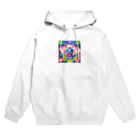 ドット職人のピクセルアート 恐竜の子ども Hoodie