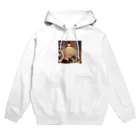 HIROKITI_HAPPYのライトに照らされた猫 Hoodie