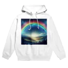 Rパンダ屋の「幻想的な虹」グッズ Hoodie