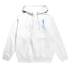 ボスにゃん&ぱちくりボーイのニコニコブルー Hoodie