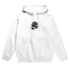 CHRON SHIROの黒い花3 Hoodie