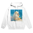 STUDIO OBAKERONのシロクマくんのおやつ Hoodie