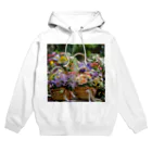 AQUAMETAVERSEの華やかな花が入った花かご　なでしこ1478 Hoodie