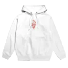 亜月の宝箱の蛇 (赤) Hoodie