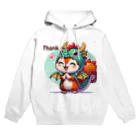 一番星のかわいいドラゴンコスチュームのリス Hoodie