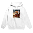 もふもふ日本史の戦ねこ Hoodie