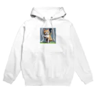 ドット絵ネコの踊る猫 Hoodie