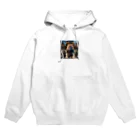 もふもふ日本史のねこ　出陣 Hoodie