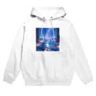 ３月ドラゴンの夜の散歩子猫 Hoodie