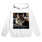 zigerparkのクッションと猫 Hoodie