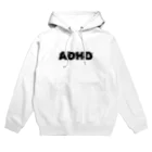 ぴょんぴょんのADHDかっこいいフォントTシャツ Hoodie