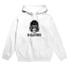 X-CLOTHESのボスゴリラ2　プリントです。 Hoodie