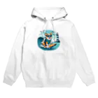 コーギーハウス〜ときどき柴・猫〜のサーファーコーギー Hoodie