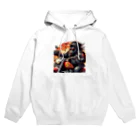 kaerinｰofficeの夕日に輝くゴリラ Hoodie