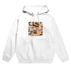 あとりえmignonのハロウィンドッグ Hoodie
