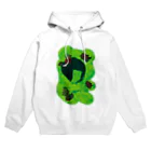 I11ustrationのコーティングガール(グミベアー) Hoodie