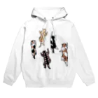 N谷スタジオのよじのぼりにゃんこ Hoodie