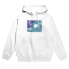 みどりのうさぎのかわながれ Hoodie