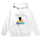 yuko_suzukiの波動方程式と波に乗るネコ Hoodie
