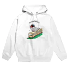 文鳥堂の文鳥鉄道・桜文鳥 Hoodie