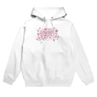 SGKOUBOUのピンクボックス散乱 Hoodie