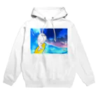 巷のアザラシ屋さんの波に乗ったアザラシ Hoodie