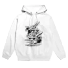 CABINWONDERLANDの時計うさぎ Hoodie