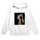 Art Baseのフェルメール / 真珠の耳飾りの少女(The Girl with a Pearl Earring 1665) Hoodie