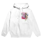 ふっかふっかひゅーんの(front)ひと(back)いろ Hoodie