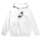 デミの寝たい仰向けのボストンテリア Hoodie