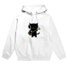 えかきにゃんこのお店♪のくろねこ沖縄三味線 Hoodie