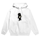 SUIMINグッズのお店の【中】餃子をMacBookのように運ぶねこ Hoodie