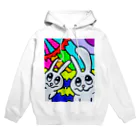 kura_shop🌈の虹うさぎカップル🌈🐇 Hoodie