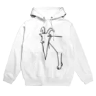 Aliviostaのヒージャー  沖縄ヤギ  山羊 動物アートイラスト 大 Hoodie