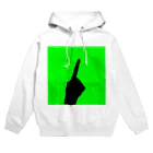 QB🦖のワンハンド・グリーン Hoodie