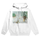 ひつじ好きのみそうギャラリーの羊雪季節 Hoodie