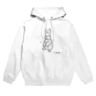 HElll - ヘル - の左手で描いたウサギA Hoodie