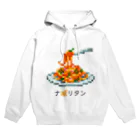 トンガリゴートのドット絵ナポリタン：大 Hoodie