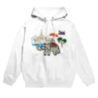 uwotomoの【THAILAND】象 Hoodie