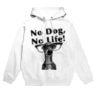 イロハのNo dog,No life! 黒 パーカー