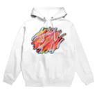 ミリの炎のoil Hoodie