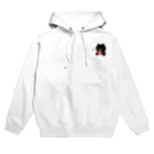 ヒヨッコ堂の猫舌クロねこ Hoodie