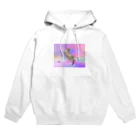 おもち屋さんのサイケデリックな猫 Hoodie