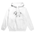 Aliviostaのフレンチブルドッグ しっぽをふる 動物イラスト Hoodie