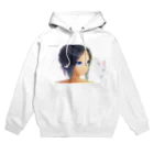 ProfessorBlankのBlueHairGirl Hoodie