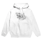 HElll - ヘル - の左手で描いたサメ Hoodie