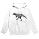 animaniumのティラノサウルス(モノクロver.) Hoodie