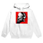 モデュロールの機械頭 白 Hoodie